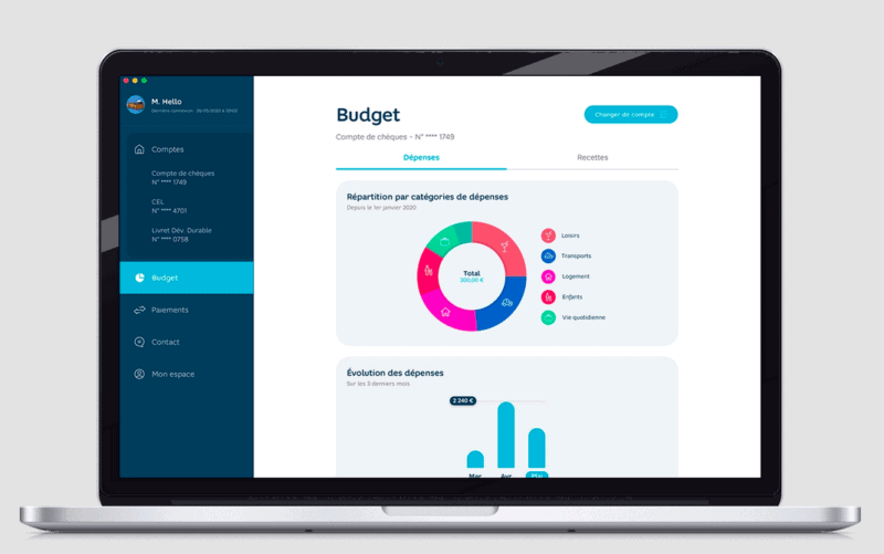 Application mobile Hello bank!