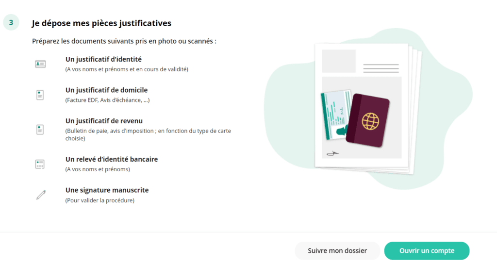 Étape 2&nbsp;: Signature électronique du contrat et envoyez vos pièces justificatives