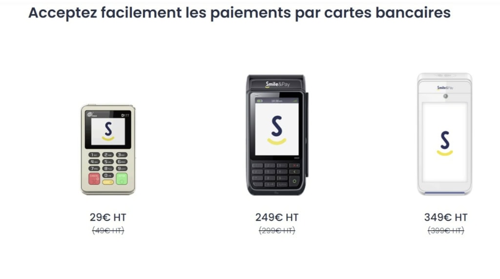 Terminaux de paiements pour les professionnels