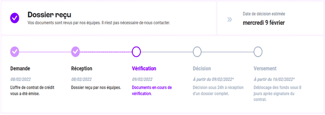 Etape 5&nbsp;: Importez vos justificatifs et suivez votre demande