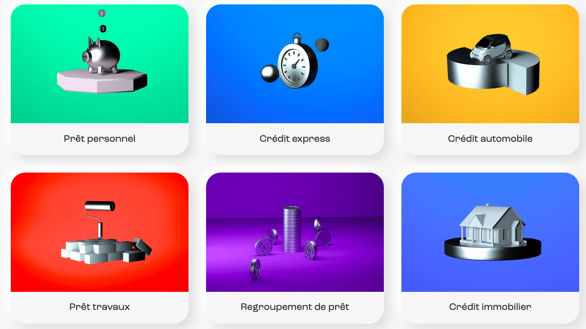 Étape 1&nbsp;: Sélectionnez le type de crédit que vous désirez.