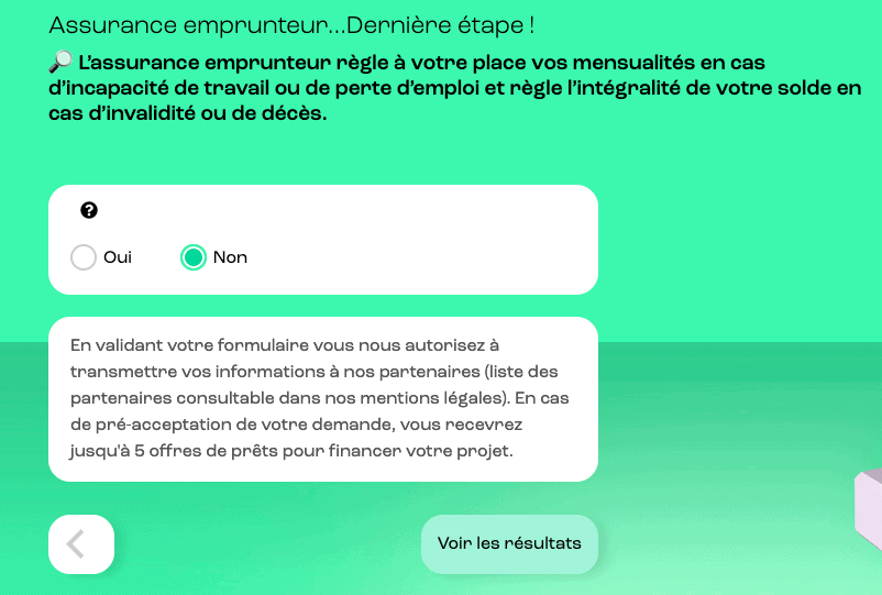 Étape 4&nbsp;: Décidez de souscrire à une assurance emprunteur