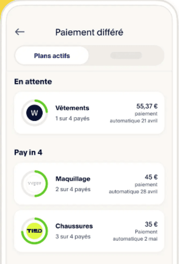 Gestion des paiements 4X PayPal