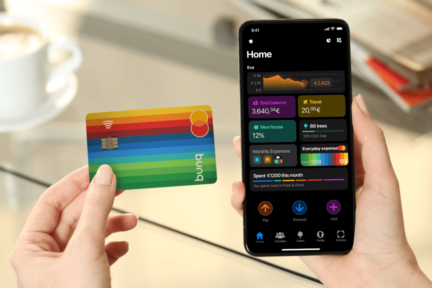 Produits bancaires bunq et N26