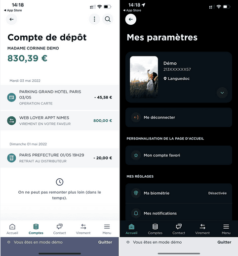 Application mobile