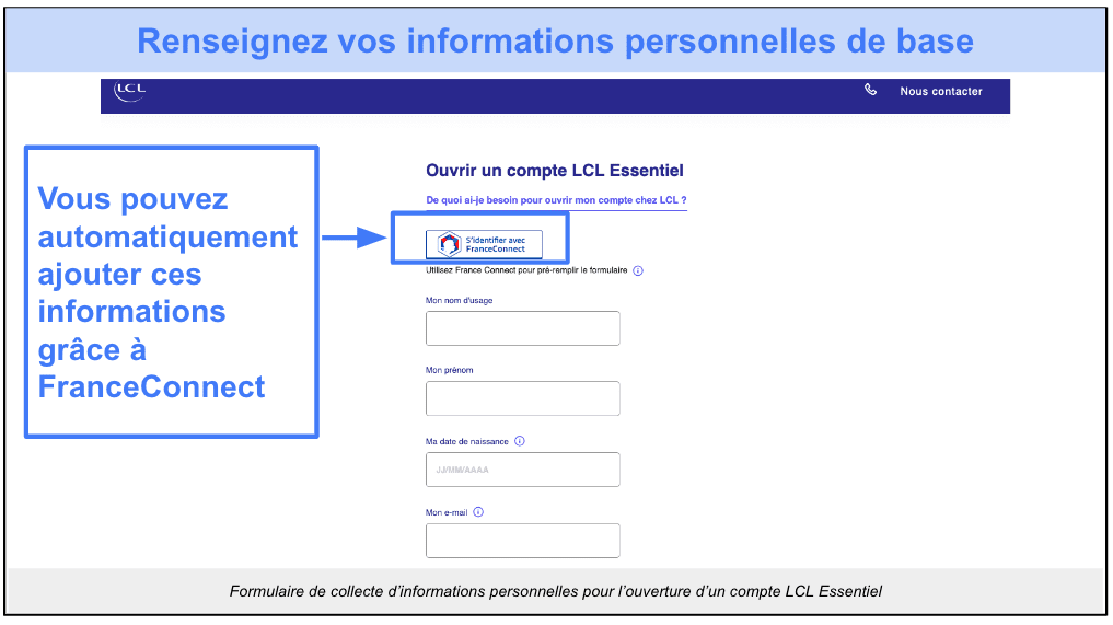 &lt;span style=&quot;font-weight: 400;&quot;&gt;Étape 3&nbsp;: Renseigner vos informations personnelles&lt;/span&gt;