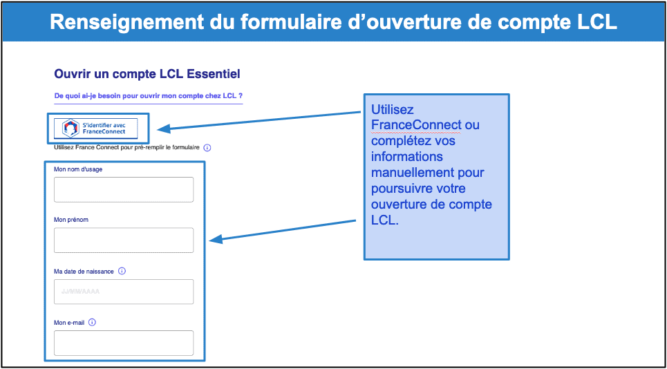 Étape 2&nbsp;: Compléter vos données