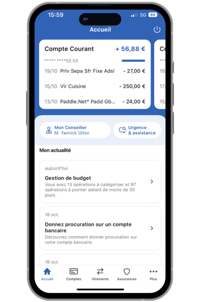 Application mobile