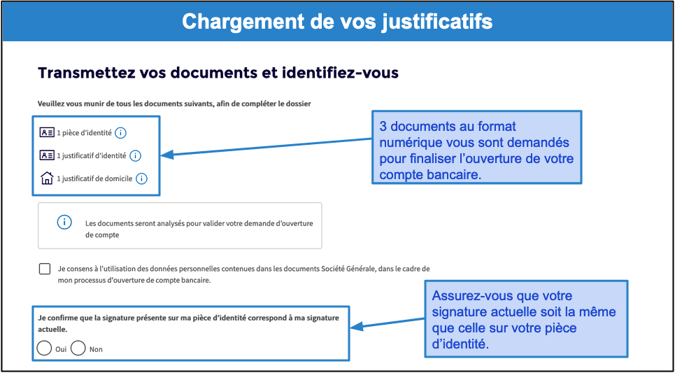 Étape 4&nbsp;: Chargez vos documents et validez votre identité par visio