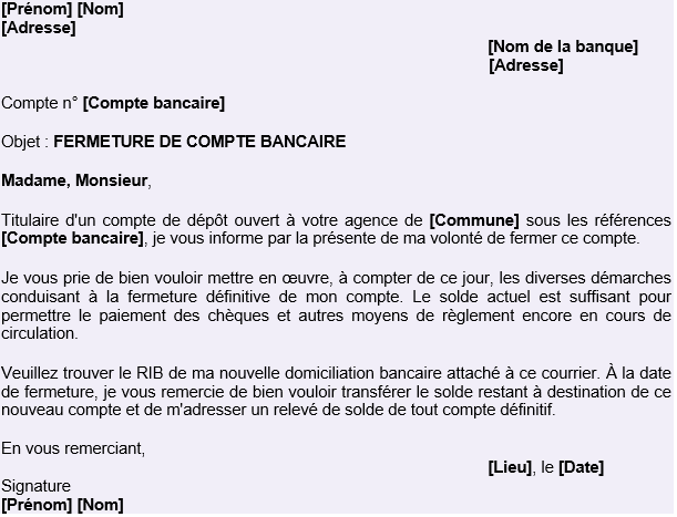 &lt;span id=&quot;voir-le-modèlede-lettre-de-clôture&quot;&gt;Étape 3&lt;/span&gt;&nbsp;: Rédigez et envoyez votre lettre de résiliation