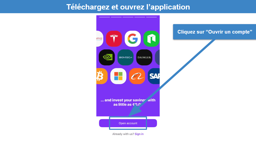 Étape 1&nbsp;: Téléchargez l’application Vivid