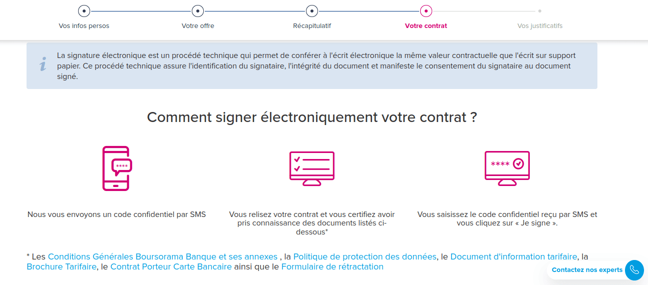 Étape 2&nbsp;: Signer électroniquement votre contrat et soumettre les documents justificatifs