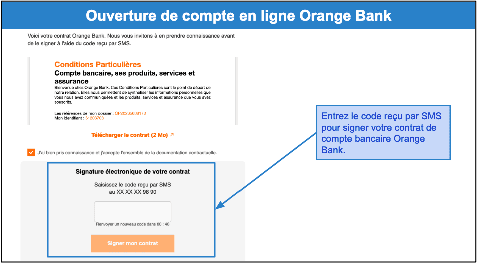 Étape 3&nbsp;: Signez votre contrat en ligne