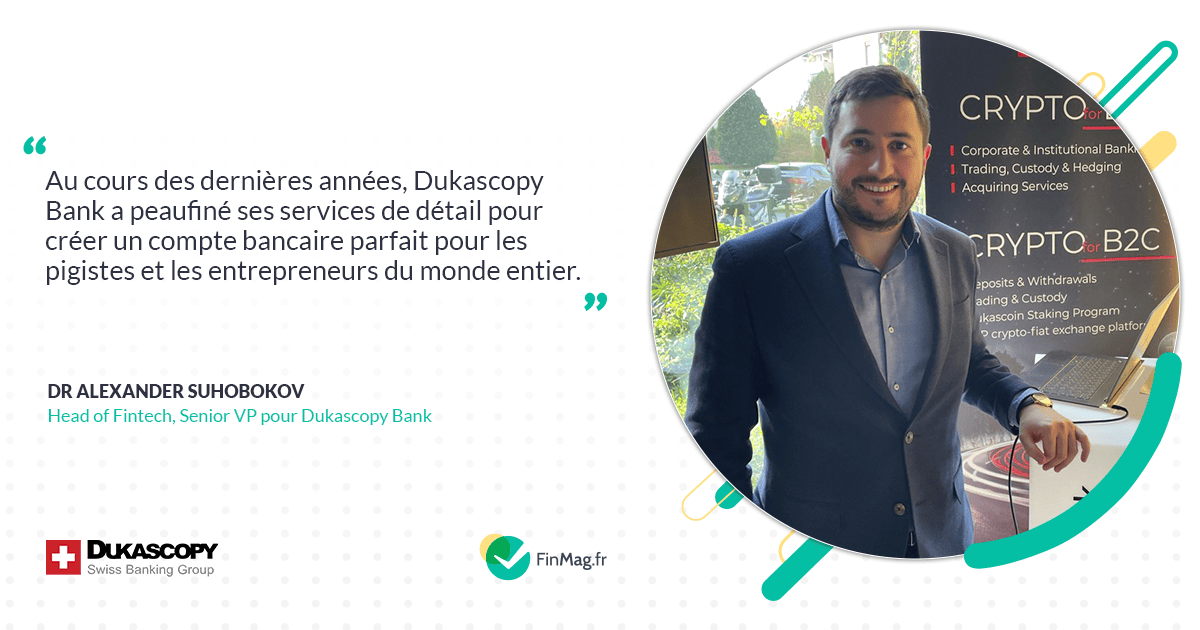 Dukascopy Bank 2025&nbsp;: une banque suisse en ligne adaptée aux besoins des freelances et des entrepreneurs du monde entier