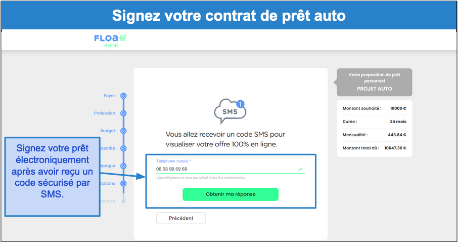 Étape 3&nbsp;: Signez votre contrat électroniquement et envoyez vos justificatifs