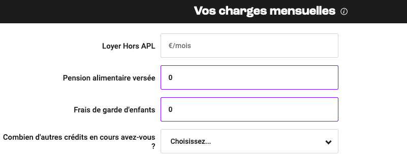 Étape 2&nbsp;: Renseignez vos informations personnelles