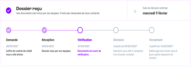 Étape 5&nbsp;: Importez vos justificatifs et suivez votre demande