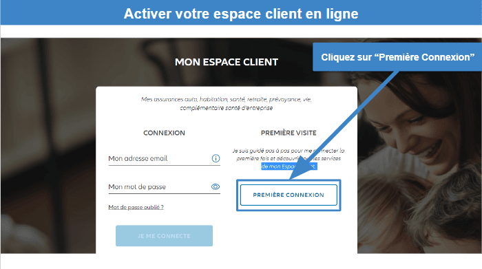 Étape 5&nbsp;: Activez votre espace client en ligne