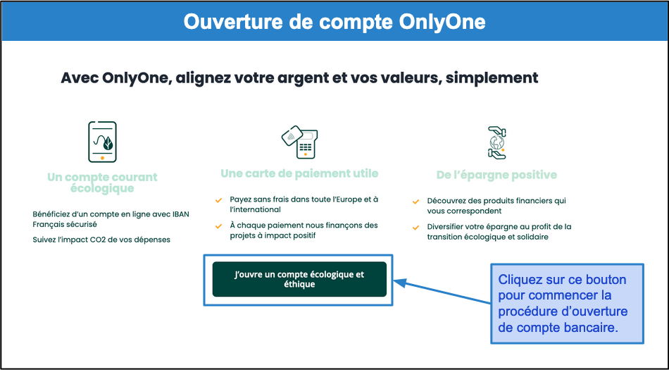 Étape 1&nbsp;: Aller sur le site Internet de OnlyOne