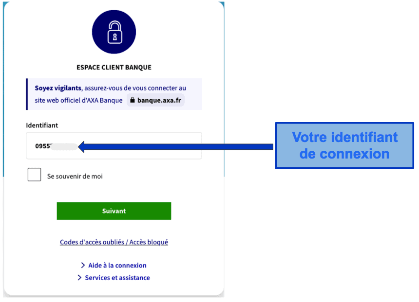 Étape 3&nbsp;: Accéder à votre espace client