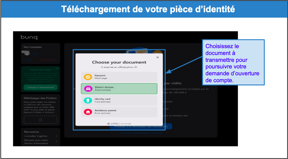 Étape 3&nbsp;: Joignez une copie de votre pièce d’identité