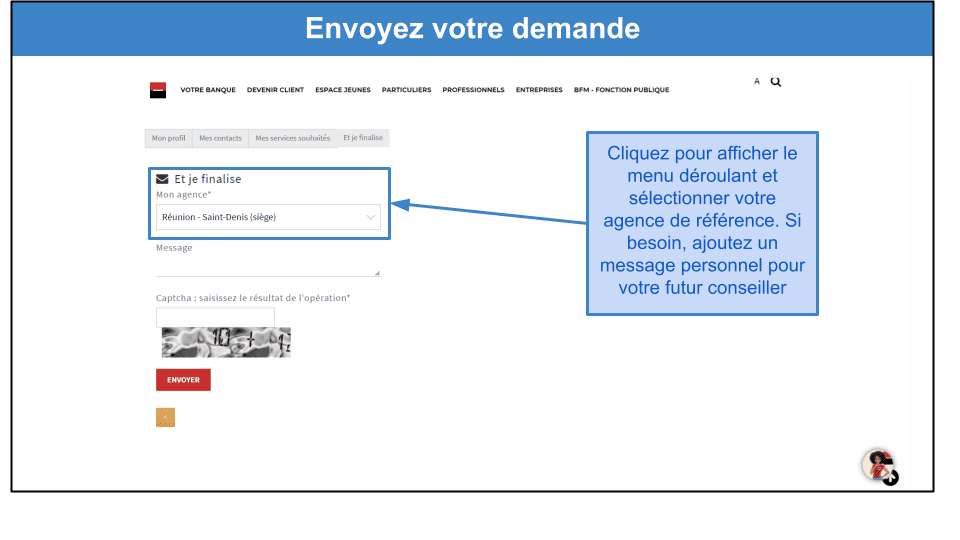 Étape 3&nbsp;: Finalisez votre demande