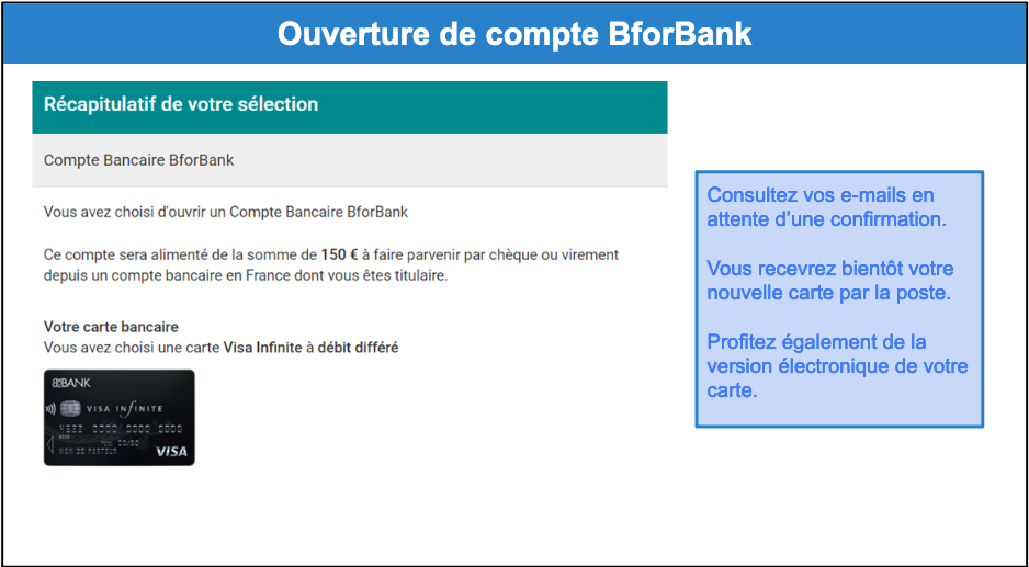Étape 5&nbsp;: Profitez de votre nouveau compte BforBank