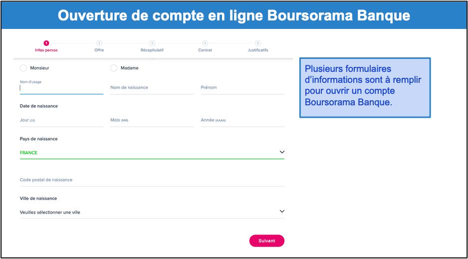 Étape 1&nbsp;: Remplir le formulaire en ligne