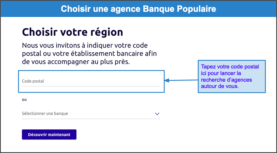 Étape 1&nbsp;: choisir votre agence