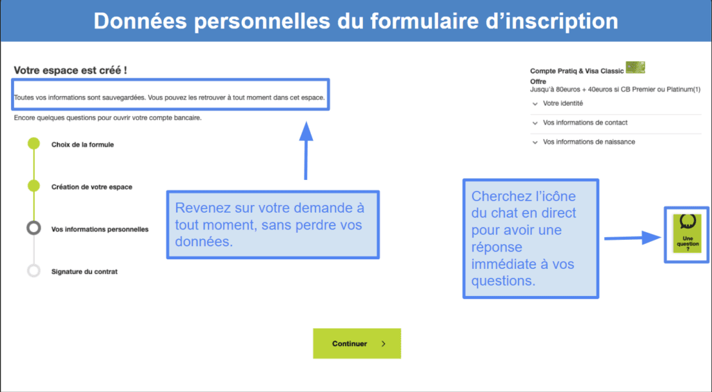 &lt;span style=&quot;font-weight: 400;&quot;&gt;Étape 3&nbsp;: Renseignez vos données personnelles&lt;/span&gt;