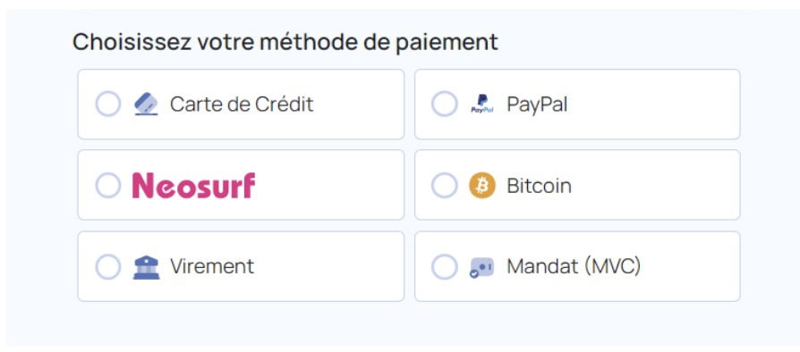 Conditions et éligibilité aux cartes Veritas