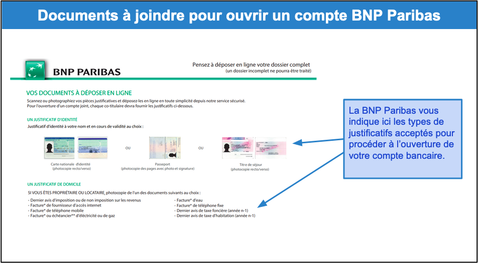 Étape 4&nbsp;: Téléchargez les pièces justificatives
