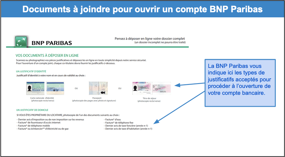 Étape 4&nbsp;: Téléchargez les pièces justificatives