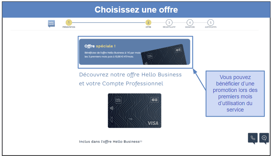 Étape 2&nbsp;: Choisissez votre offre