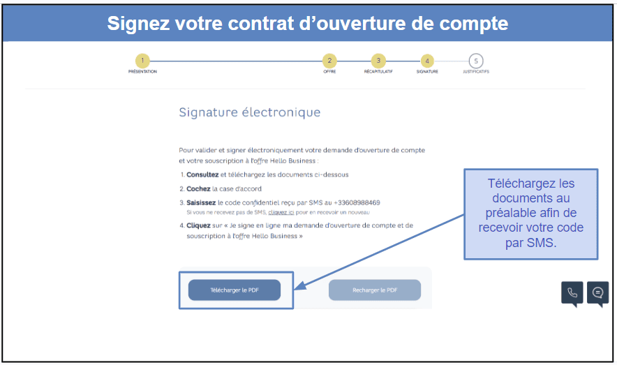 Étape 3&nbsp;: Signez votre contrat