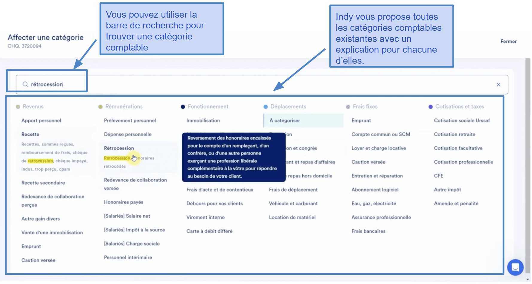 Fonctionnalités comptables et de facturation gratuites