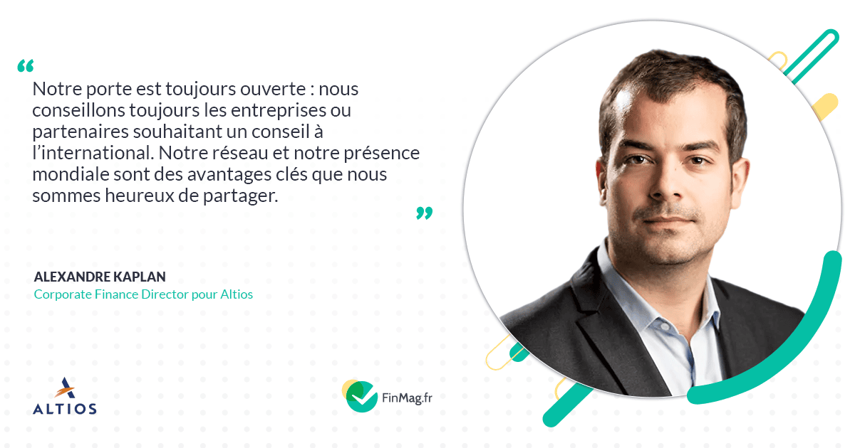 Altios Corporate Finance&nbsp;: le conseil M&amp;A buy-side dans les opérations de croissance externe à l’international pour les PME et ETI