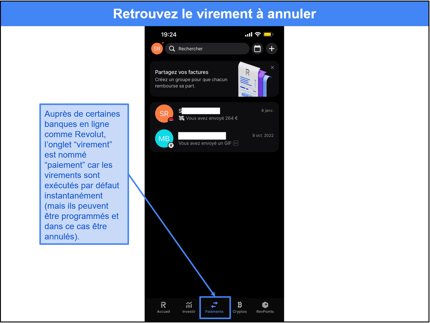 Annuler un virement bancaire en ligne guide complet 2025