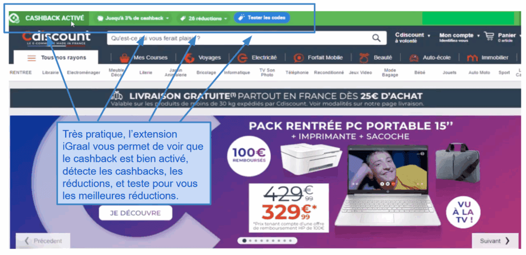 L’extension iGraal