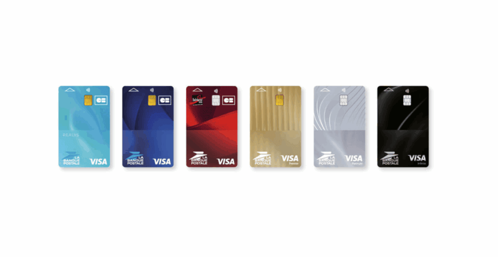 Présentation des cartes La Banque Postale
